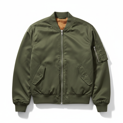 Olive Bomber Jacket